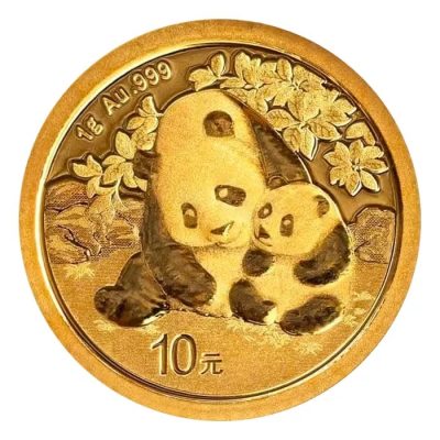 2024 (New) Chinese Panda Gold 1 gram Coin