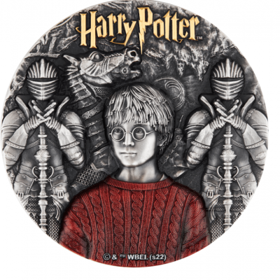 2022 (New) Niue Harry Potter & The Philosopher's Stone Silver 2 oz High Relief Coin
