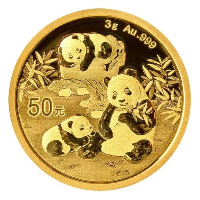 2025 (New) Chinese Panda Gold 3 gram Coin