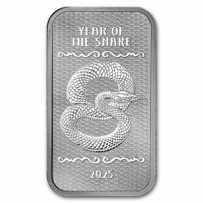 2025 (New) Year of the Snake Lunar Silver 1 oz Bar
