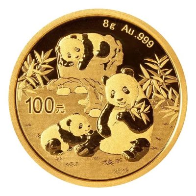 2025 (New) Chinese Panda Gold 8 gram Coin