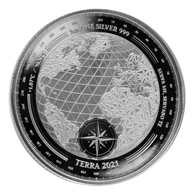 2021 (New) Tokelau Terra Silver 1 oz Coin
