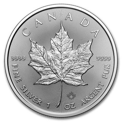 2025 (New) Canadian Maple Leaf 1 oz $5 Silver Coin