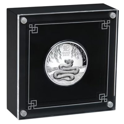 2025 (New) Australian Year of the Snake Lunar Silver 1 oz High Relief Proof Coin