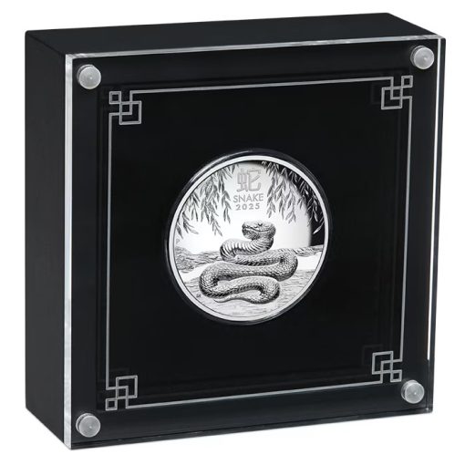 2025 (New) Australian Year of the Snake Lunar Silver 1 oz High Relief Proof Coin
