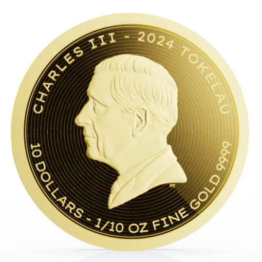 2024 (New) Tokelau Vivat Humanitas Gold 1/10 oz Coin - Image 2