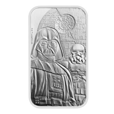 2024 (New) Great Britain Royal Mint Star Wars Dark Side Silver 1 oz Bar