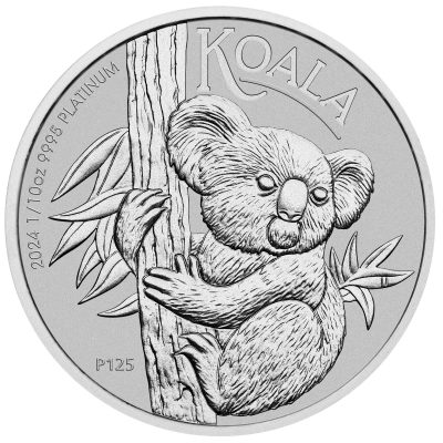2024 (New) Australian Koala Platinum 1/10 oz Coin