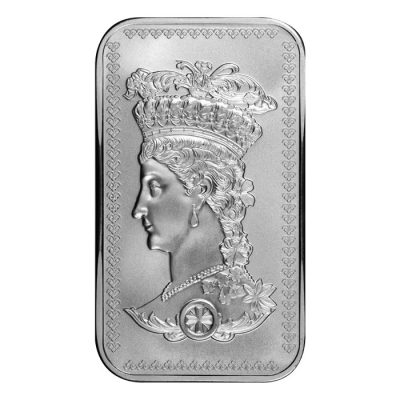 2024 (New) Great Britain Gothic Crown Silver 1 oz Bar