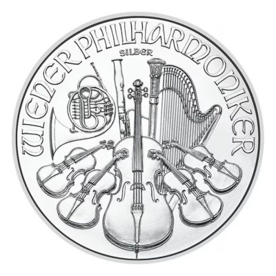 2025 (New) Austrian Philharmonic 1 oz Euro Silver Coin