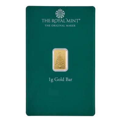 (New) The Royal Mint Christmas Gold 1 gram Bar