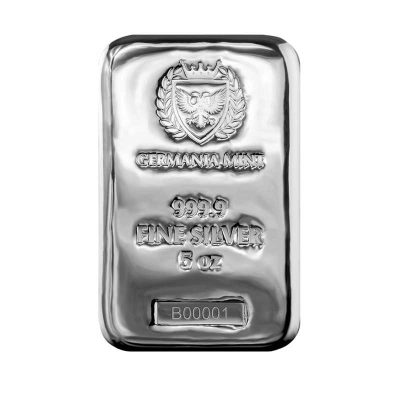 (New) Germania Silver 5 oz Cast Bar