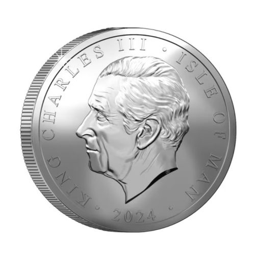 2024 (New) Isle of Man The Angel Silver 1 oz Coin - Image 2