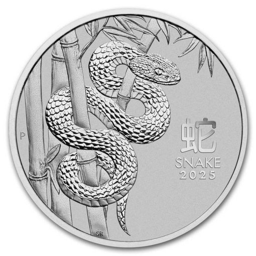 2025 (New) Australian Year of The Snake Lunar Platinum 1 oz Coin PCGS MS70 (FirstStrike, Red Label) - Image 2