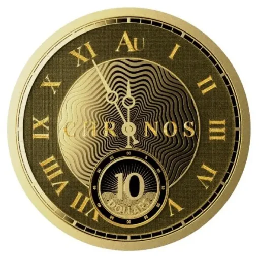 2024 (New) Tokelau Chronos Gold 1/10 oz Coin