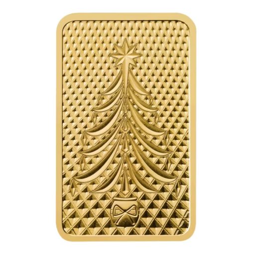 (New) The Royal Mint Christmas Gold 1 gram Bar - Image 3