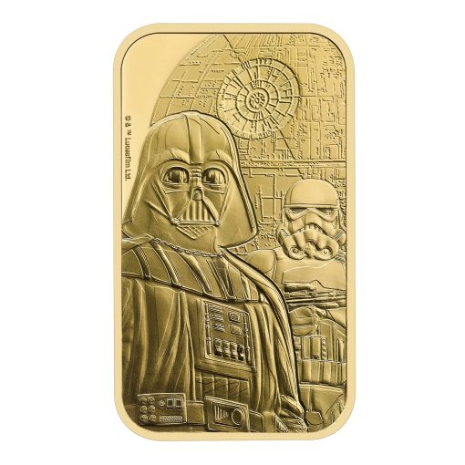 2024年 (新品) イギリス「スターウォーズ・暗黒面 ダークサイド」純金 1オンス バー - 画像 (3)