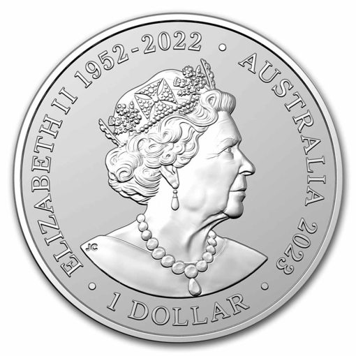 2023年 (新品) オーストラリア「シワハイルカ・ドルフィン」純銀 1オンス 銀貨 PCGS MS70 (発行初日) - 画像 (4)