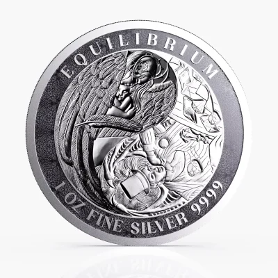 2024 (New) Tokelau Equilibrium Silver 1 oz Coin