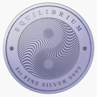 2021 (New) Tokelau Equilibrium Silver 1 oz Coin