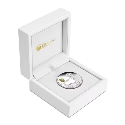2025年 (新品) オーストラリア「結婚式お祝い」純銀 1オンス カラー プルーフ 銀貨