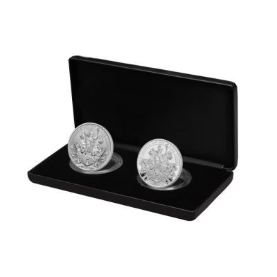2023 (New) Great Britain Britannia Silver 1 oz Proof & Reverse Proof Coin Set