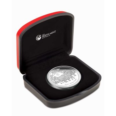 2015 (New) Australian Year of the Goat Lunar Silver 1 oz Proof Coin