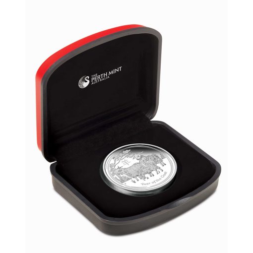 2015 (New) Australian Year of the Goat Lunar Silver 1 oz Proof Coin