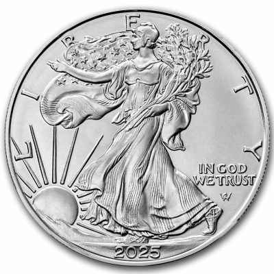 2025 (New) American Eagle Walking Liberty Silver 1 oz Coin