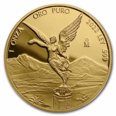 2022 (New) Mexico Libertad Gold 1 oz Proof Coin