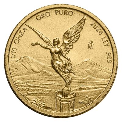 2024 (New) Mexico Libertad Gold 1/10 oz Coin