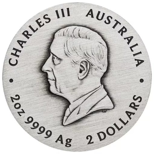 2025年 (新品) オーストラリア「干支 十二支・巳年 蛇年」純銀 2オンス アンティーク 銀貨 - 画像 (3)