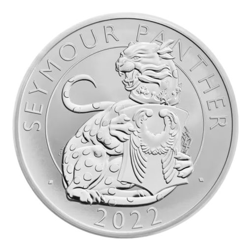 2022 (New) Great Britain The Royal Tudor Beasts The Seymour Panther Silver 1 oz Proof & Reverse Proof Coin Set - Image 3