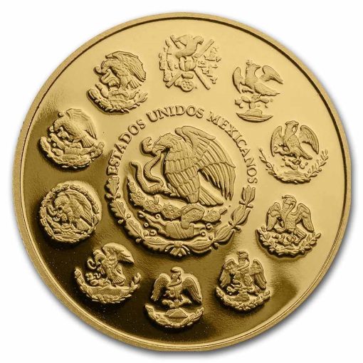2022年 (新品) メキシコ「リベルタッド」純金 1オンス プルーフ 金貨 - 画像 (2)