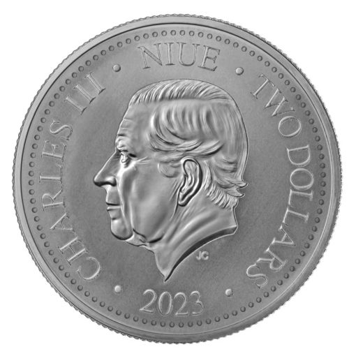2023年 (新品) ニウエ「フィニックス」純銀 1オンス 銀貨 - 画像 (2)