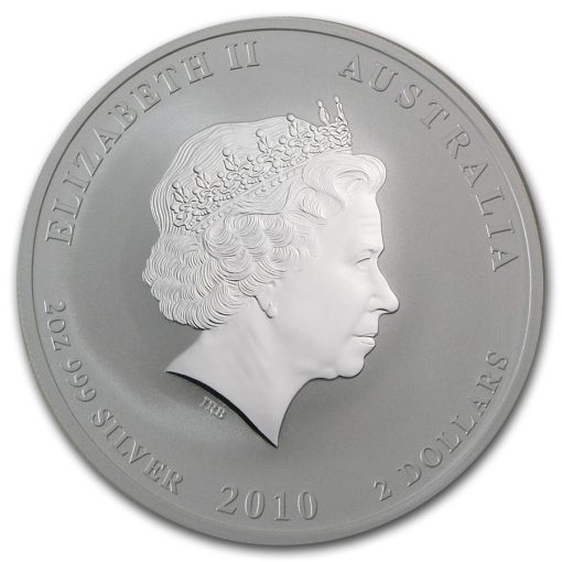 2010 (New) Australian Year of the Tiger Lunar Silver 2 oz Coin - Image 2
