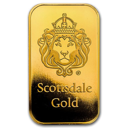 (New) USA Scottsdale Mint Gold 1 gram Bar In CERTI-LOCK® Assay (Old Version) - Image 3