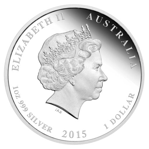 2015 (New) Australian Year of the Goat Lunar Silver 1 oz Proof Coin - Image 3