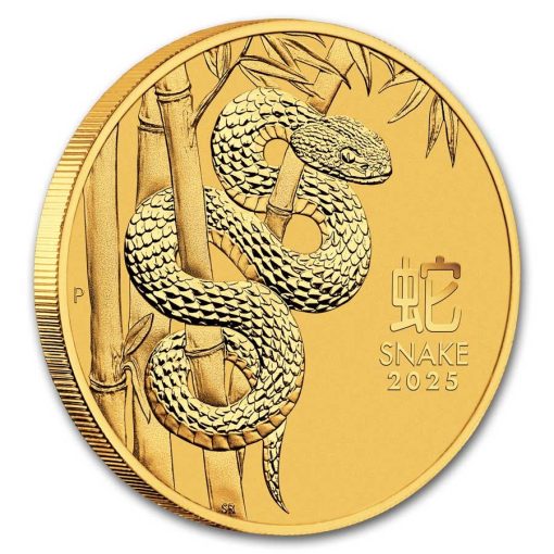 2025 (New) Australian Year of the Snake Lunar Gold 1 oz Coin PCGS MS70 (FirstStrike, Red Label) - Image 4