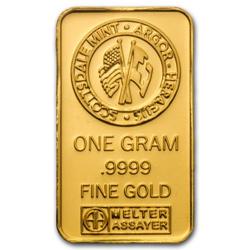 (New) USA Scottsdale Mint Gold 1 gram Bar In CERTI-LOCK® Assay (Old Version) - Image 4