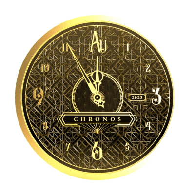 2023 (New) Niue Chronos Gold 1/10 oz Coin