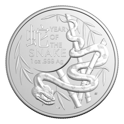 2025 (New) Australian Lunar Year of the Snake RAM Silver 1 oz Coin