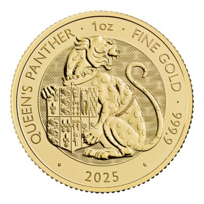 2025 (New) Great Britain The Royal Tudor Beast The Queen's Panther Gold 1 oz Coin