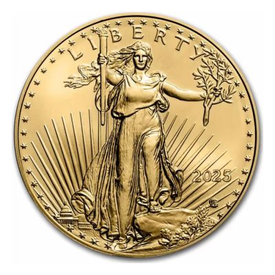 2025 (New) American Eagle Walking Liberty Gold 1/10 oz Coin