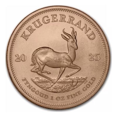 2025 (New) South Africa Krugerrand Gold 1 oz Coin