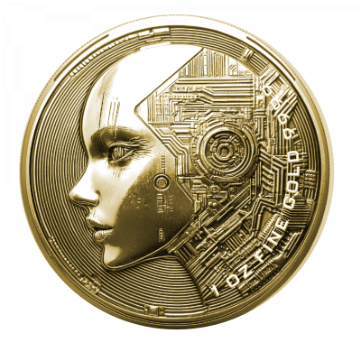 2025 (New) Chad AI Gold 1 oz Coin