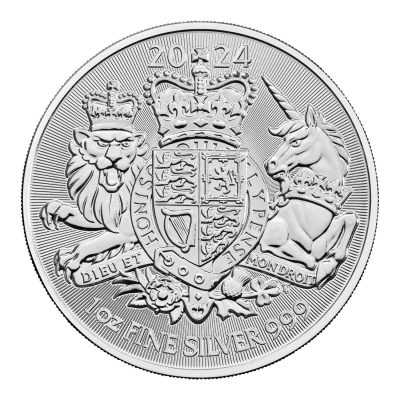 2024 (New) Great Britain Royal Arms of England Silver 1 oz Coin