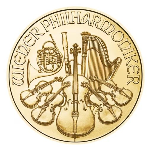 2025 (New) Austrian Philharmonic Gold 1/2 oz Coin
