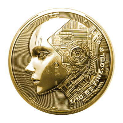 2025 (New) Chad AI Gold 1/10 oz Coin