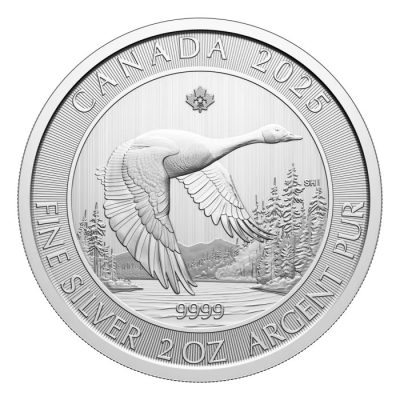 2025 (New) Canada Goose Silver 2 oz Coin